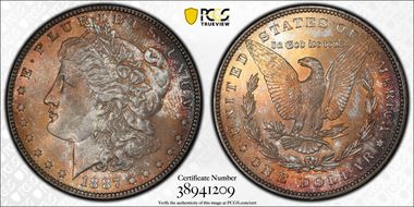1887 $1 MS64