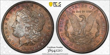 1887 $1 MS64