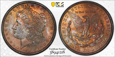 1887 $1 MS64