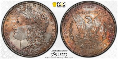 1887 $1 MS64