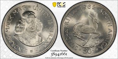 1962 50C MS64