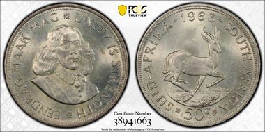 1963 50C MS63