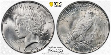1922 $1 MS64