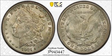 1921-S $1 MS64