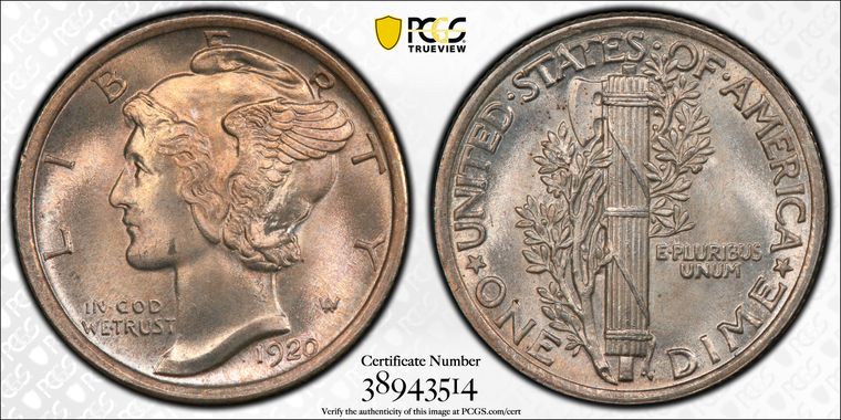 Cert 38943514 - Coin Image