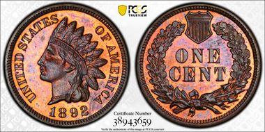 1892 1C PR63RB