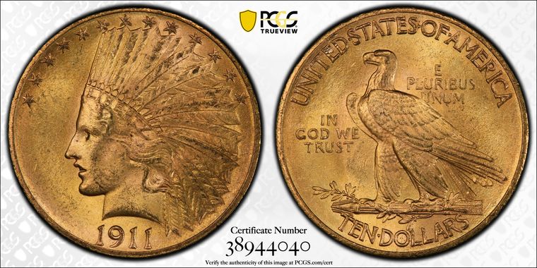 Cert 38944040 - Coin Image