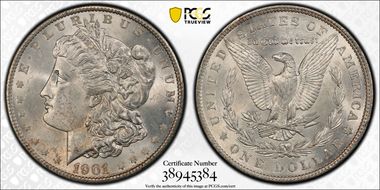 1901 $1 MS62