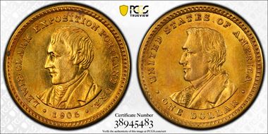1905 G$1 Lewis and Clark MS64