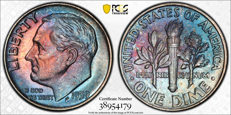 Cert 38954179 - Coin Image