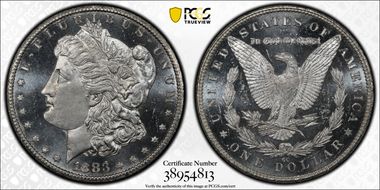 1883-CC $1 MS64+ DMPL