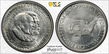 1952-D 50C Washington-Carver MS64