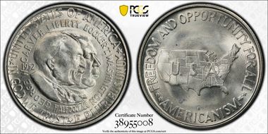 1952-S 50C Washington-Carver MS65