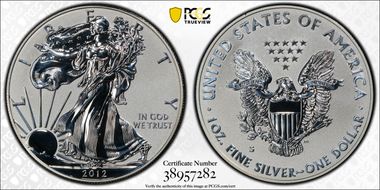 2012-S $1 Silver Eagle Rev PR  75th Anniversary SF Mint Set PR69