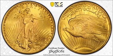 1924 $20 MS66+ 