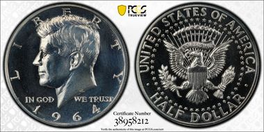 1964 50C Accented Hair PR65