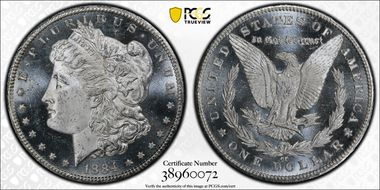 1884-CC $1 MS64DMPL
