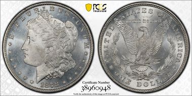 1878 8TF $1 MS64