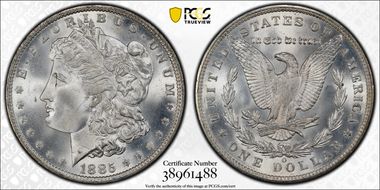 1885-O $1 MS66+ 
