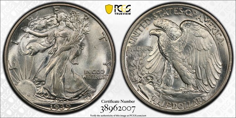 Cert 38962007 - Coin Image