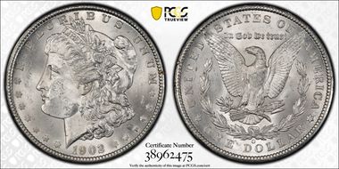 1902-O $1 MS64