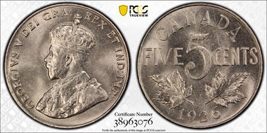 1926 5C Near 6 MS65+