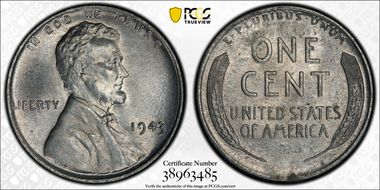 1943 1C MS65