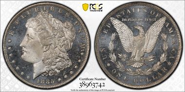 1885-O $1 MS66DMPL