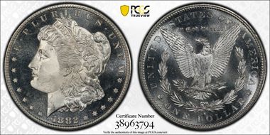 1882-S $1 MS68