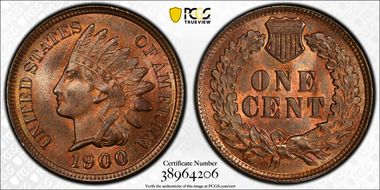 1900 1C MS65RB