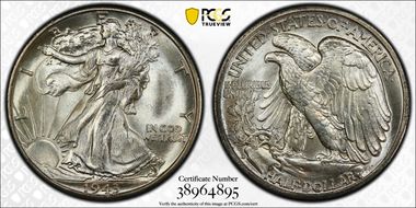 1943-D 50C MS67+