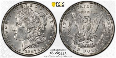 1887 $1 MS61