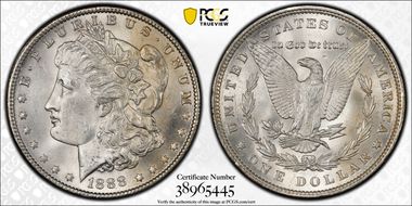 1888 $1 MS64