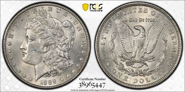 1889 $1 MS62
