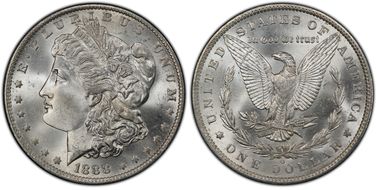1888-O $1 MS66+