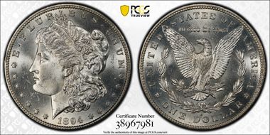 1894-S $1 MS64+