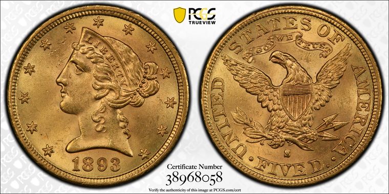 Cert 38968058 - Coin Image