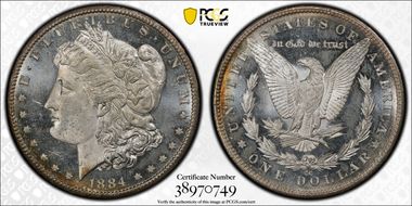 1884-CC $1 MS63PL
