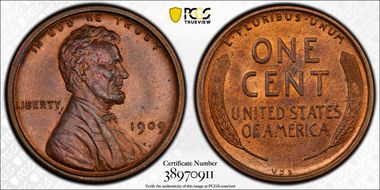 1909 VDB 1C MS64RB