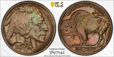 1913-S 5C Type 2 MS64