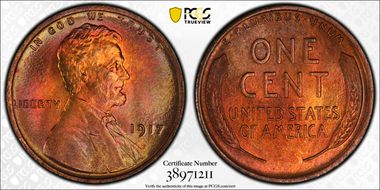 1917 1C MS66RB