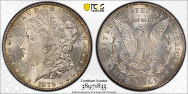 1879-S $1 VAM 35 Reverse of 1878 MS62