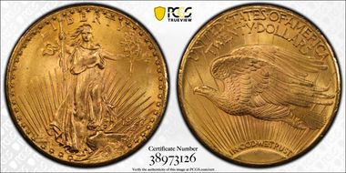1927 $20 MS66+