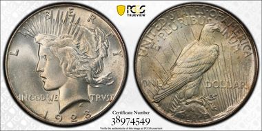 1928 $1 MS65+ 