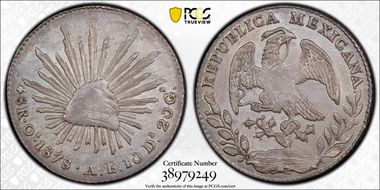 1878-Oa AE 8 R Oa23 MS61