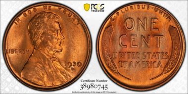 1930-D 1C MS66+ RD