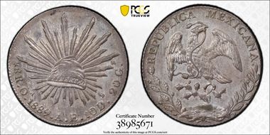 1889-Oa AE 8 R Oa34 MS63