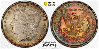 1898 $1 MS62