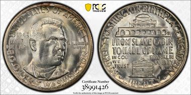 1949-S 50C Booker T. Washington MS67+