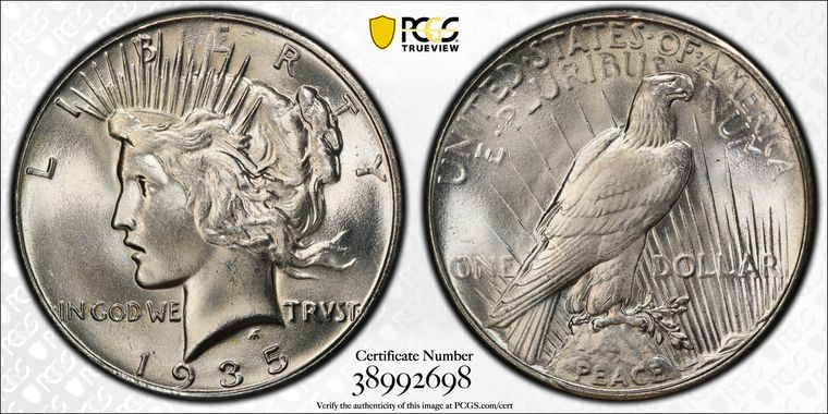 Cert 38992698 - Coin Image